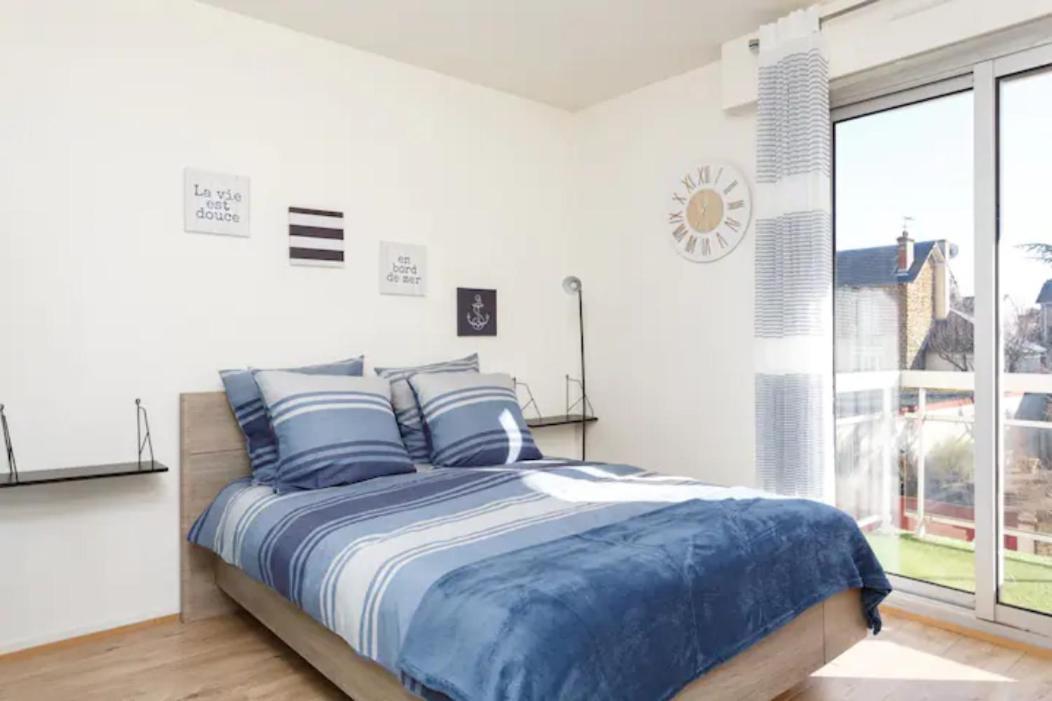 Appartement Cozy : 10/15 Min Des Champs Elysee 사르투르빌 외부 사진
